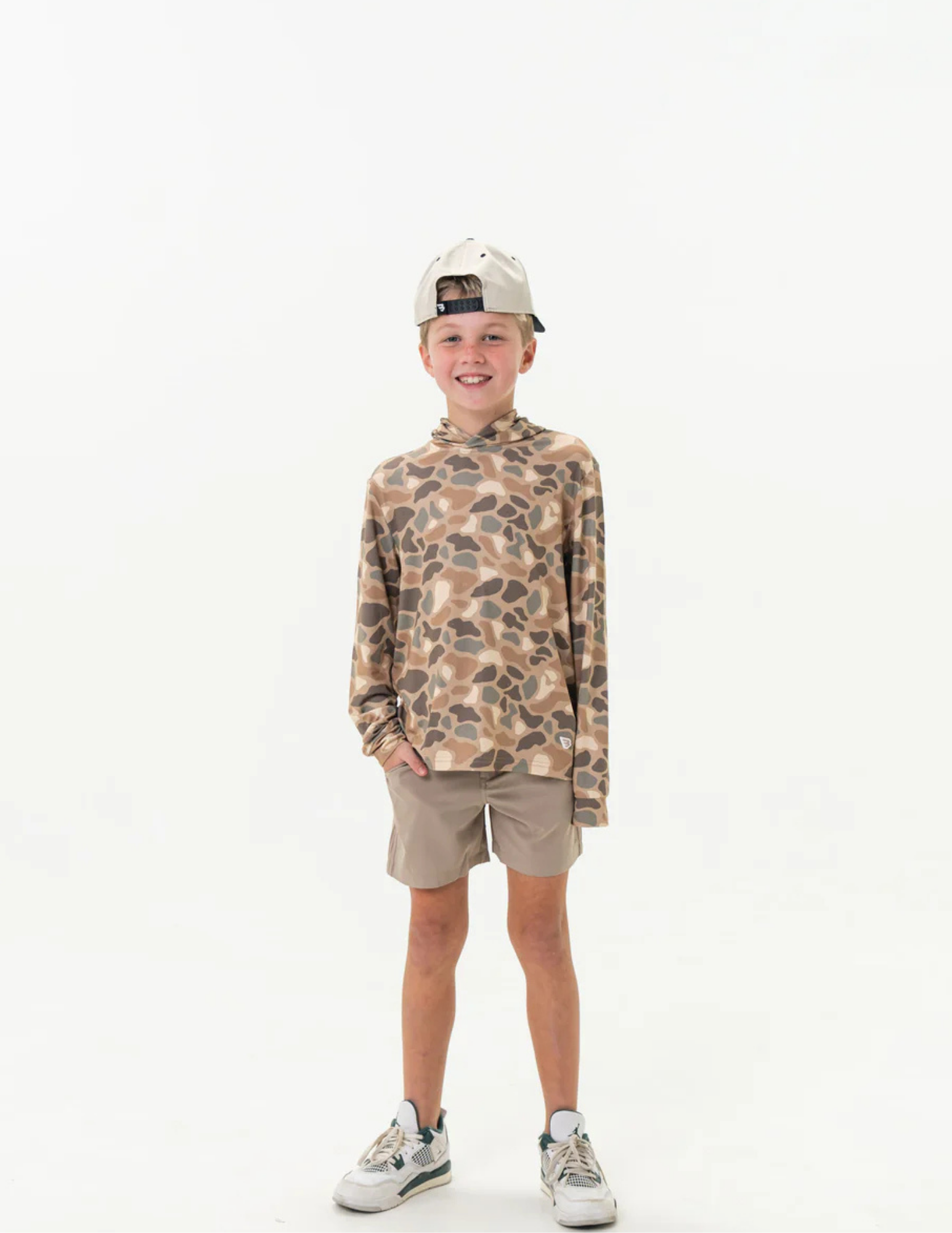 Burlebo Youth Performance Hoodie - Pintail Camo - The Foundry