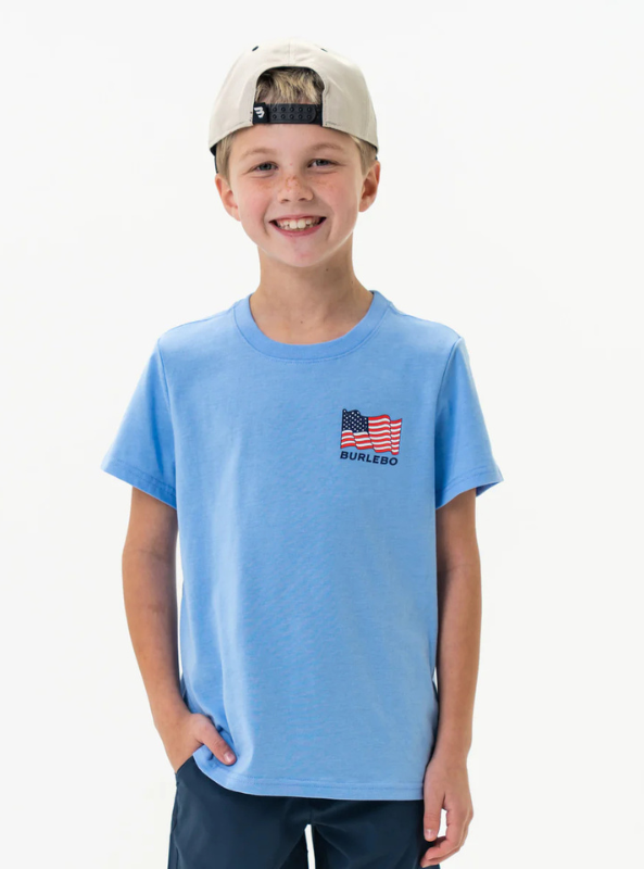 Burlebo Youth Tee - Camo Beach Cruiser - The Foundry