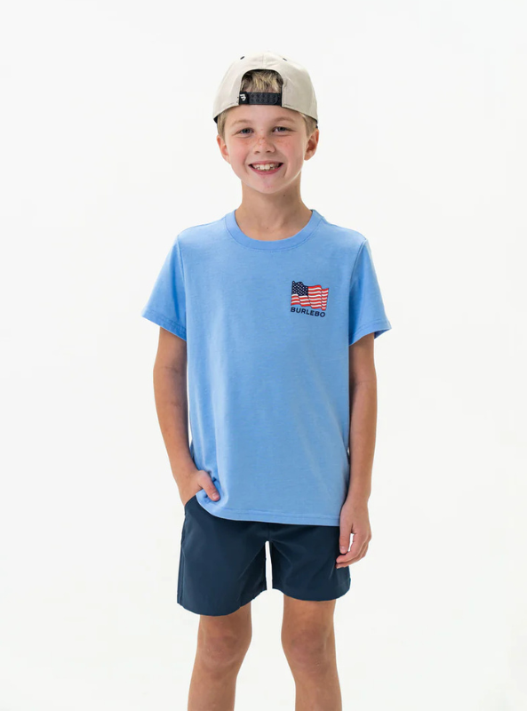 Burlebo Youth Tee - Camo Beach Cruiser - The Foundry