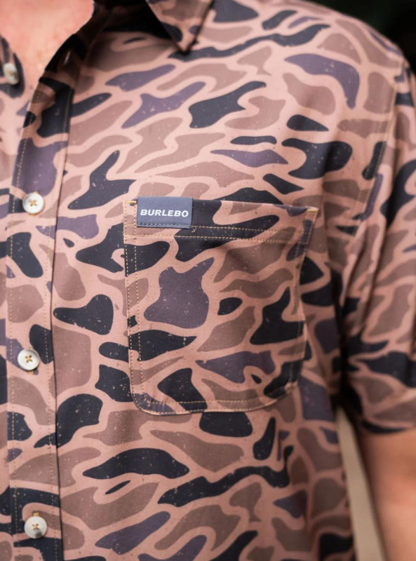 Performance Button Up - Gauge Camo - The Foundry