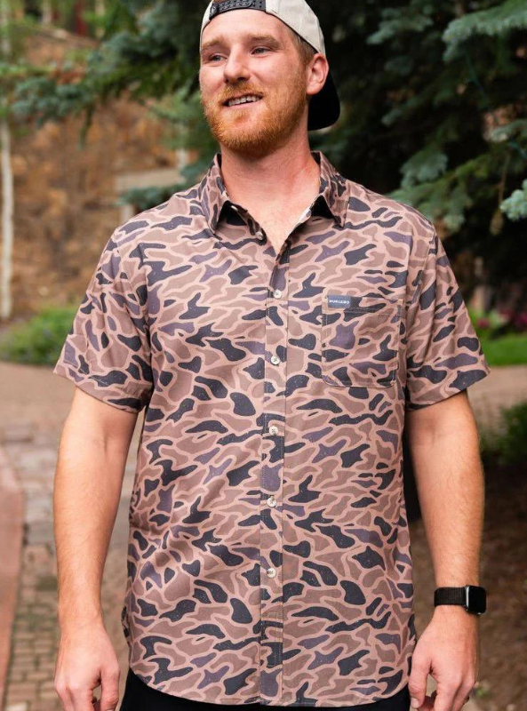 Performance Button Up - Gauge Camo - The Foundry