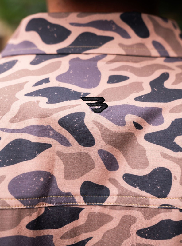 Performance Button Up - Gauge Camo - The Foundry