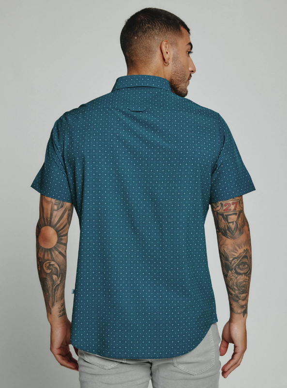Prescott Shirt- Teal - The Foundry