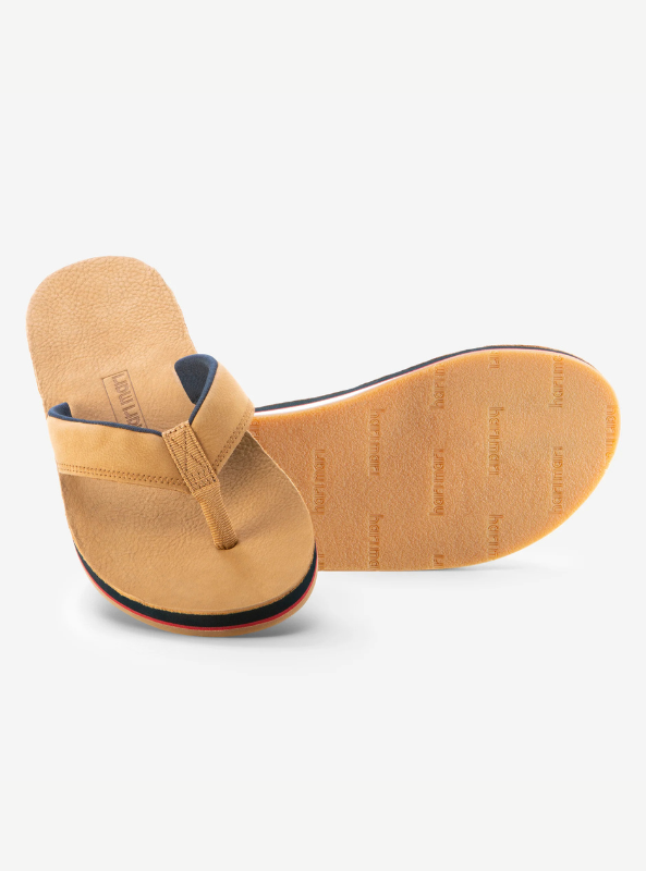 Hari Mari - Men's Pier Flip Flops - Tan - The Foundry