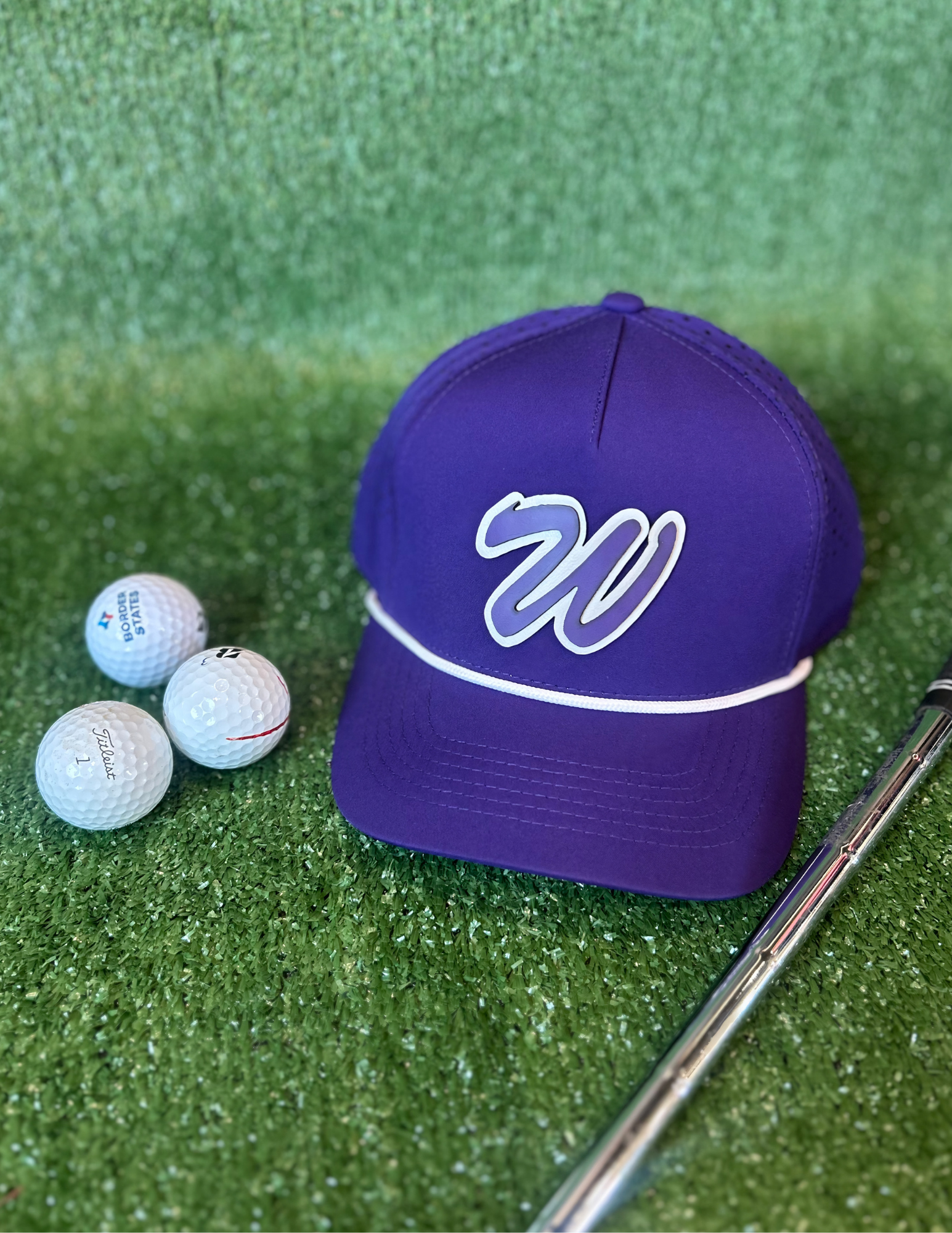 OC- Purple w/White Rope W Patch - The Foundry