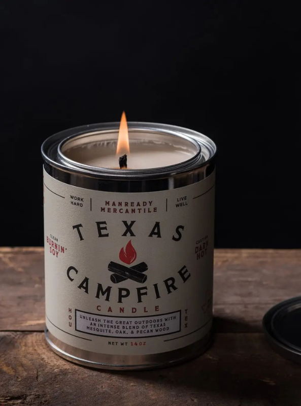 Paint Can Candles - Texas Campfire - The Foundry