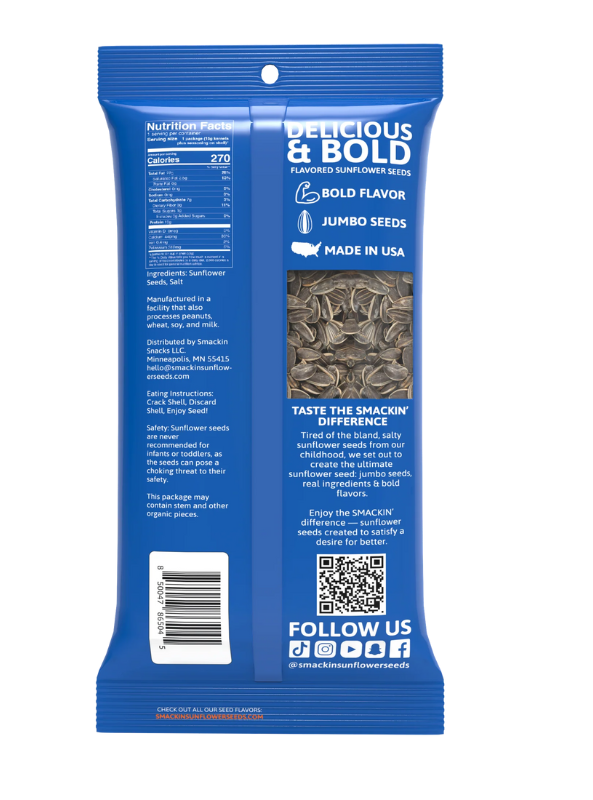 Smackin' Sunflower Seeds 1.5 oz - The Foundry