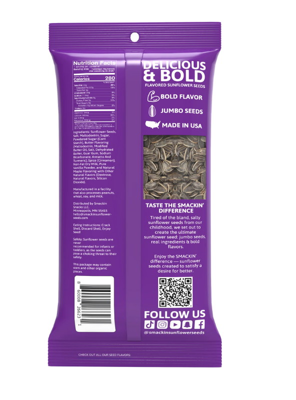 Smackin' Sunflower Seeds 1.5 oz - The Foundry