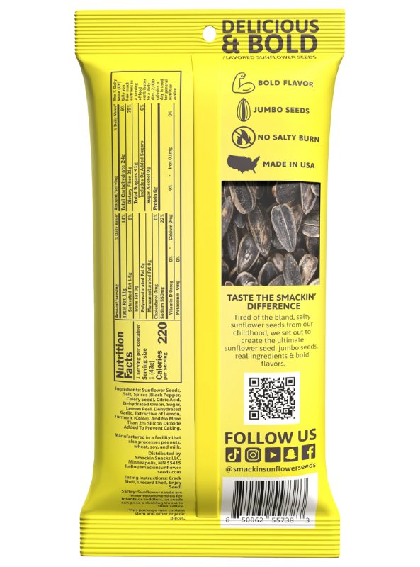 Smackin' Sunflower Seeds 1.5 oz - The Foundry
