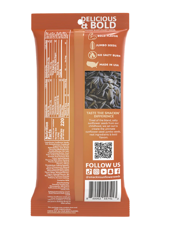 Smackin' Sunflower Seeds 1.5 oz - The Foundry