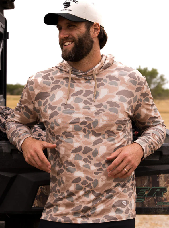 Burlebo Performance Hoodie- Pintail Camo - The Foundry