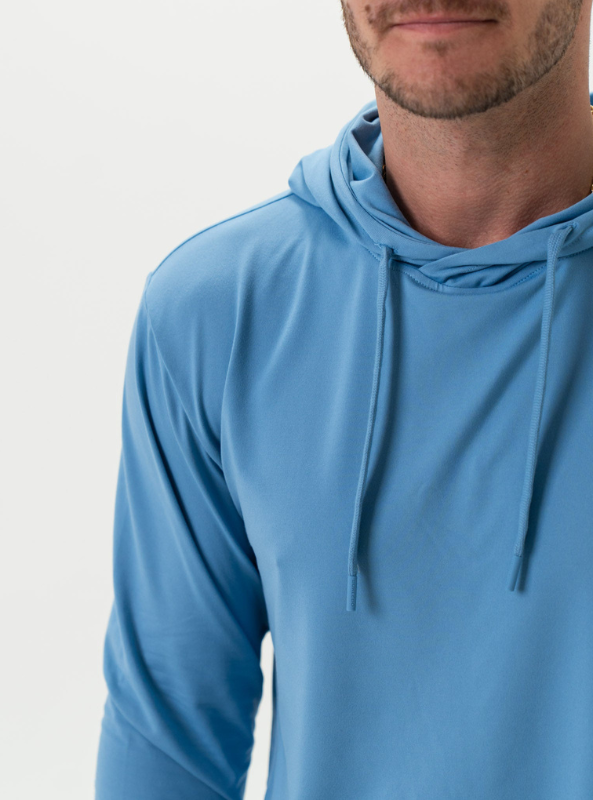 Burlebo Performance Hoodie - Steel Blue - The Foundry