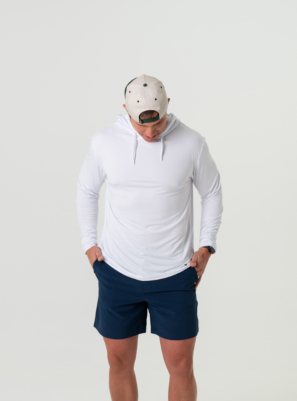 Burlebo Performance Hoodie - White - The Foundry