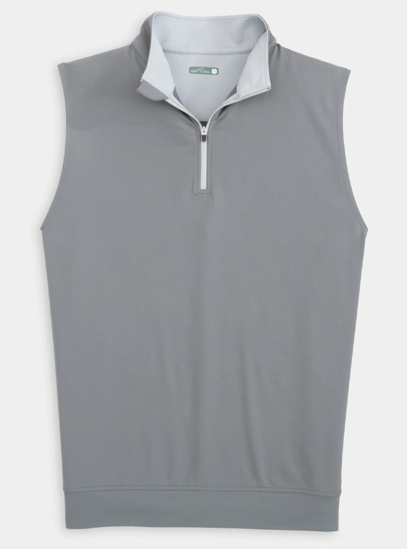 Venture Performance Quarter-Zip Vest- Dark Charcoal - The Foundry
