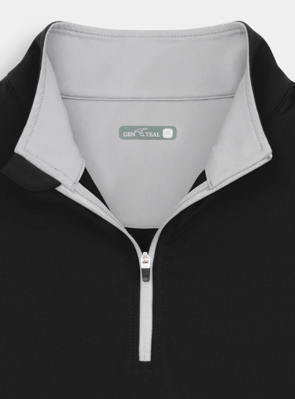 Venture Performance Quarter-Zip - Black - The Foundry