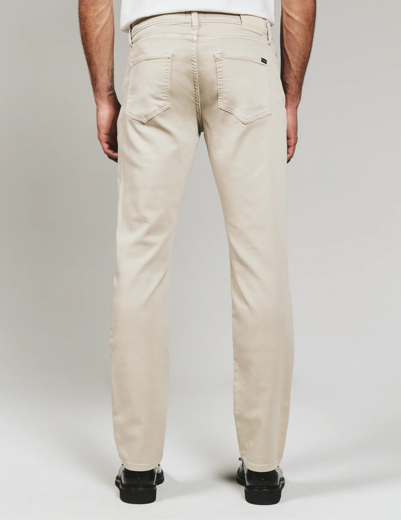 7 Diamonds Payton 5 Pkt Pant - Dune - The Foundry