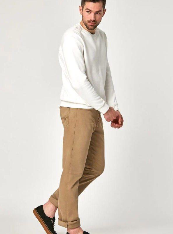 Matt British Khaki Twill Pant - The Foundry