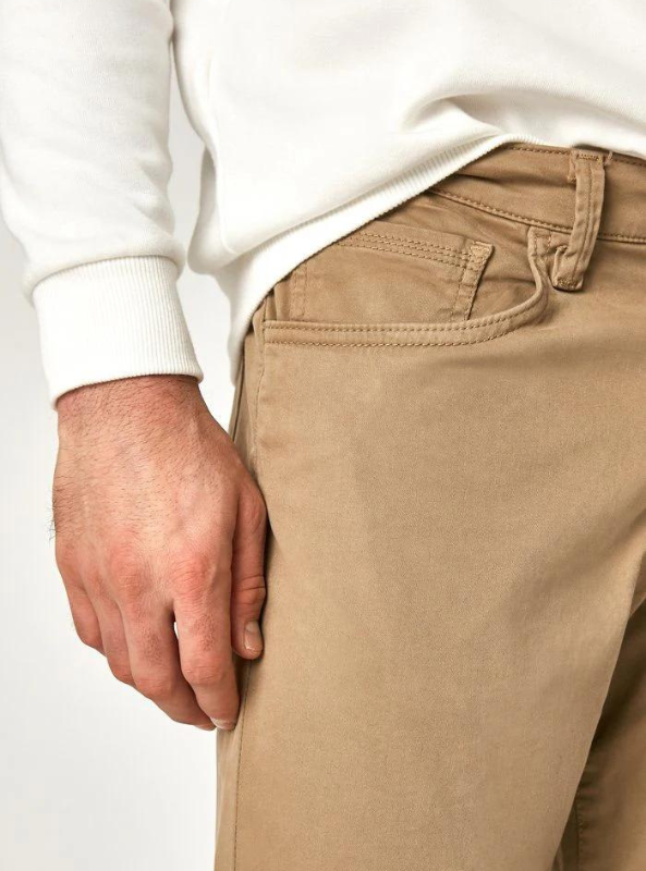 Matt British Khaki Twill Pant - The Foundry