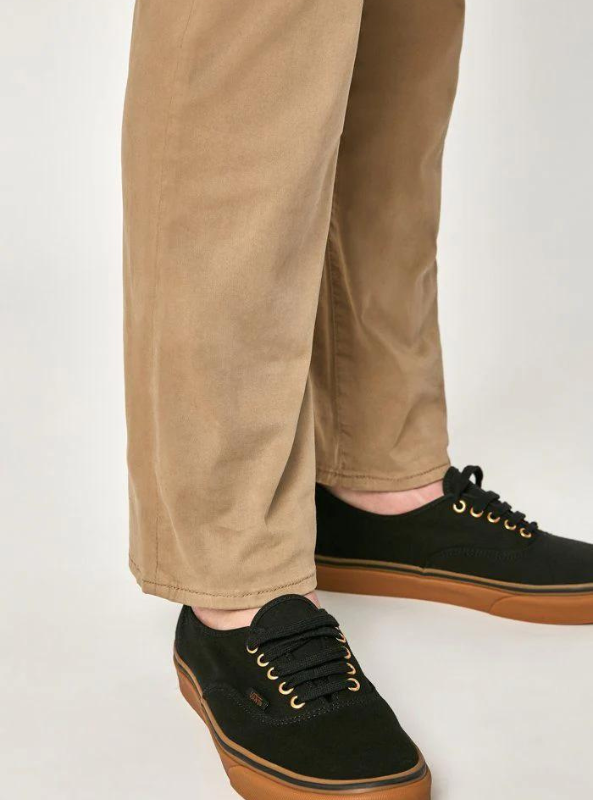 Matt British Khaki Twill Pant - The Foundry