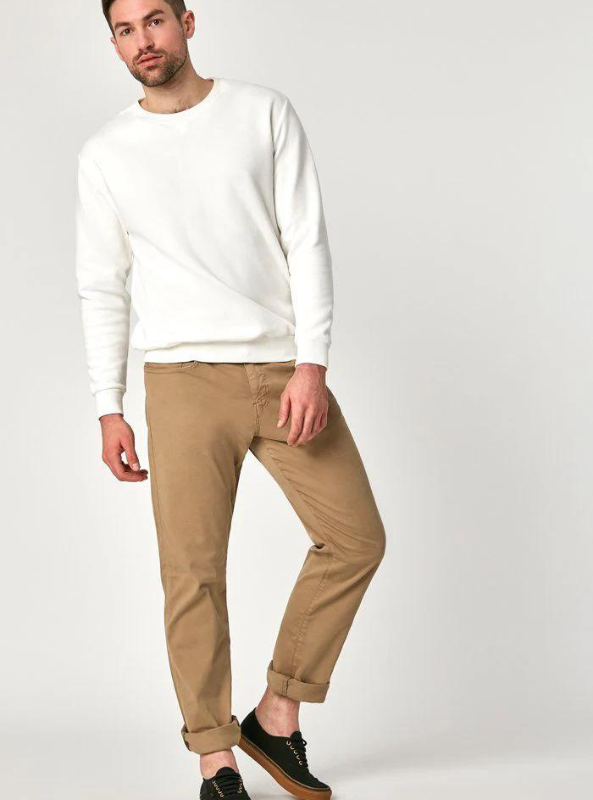 Matt British Khaki Twill Pant - The Foundry