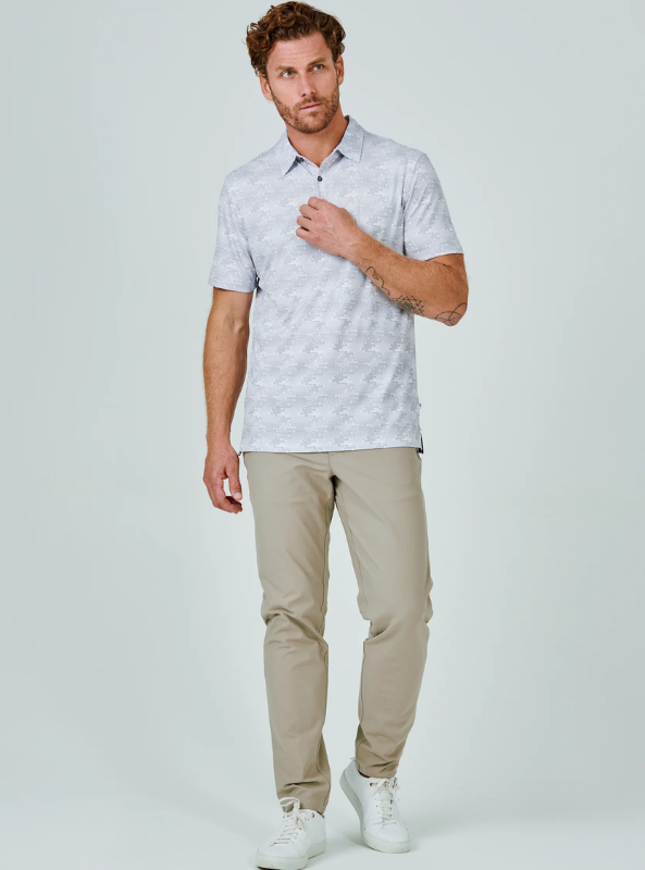 7 Diamonds Bay Polo - White - The Foundry