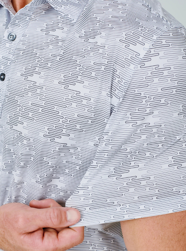 7 Diamonds Bay Polo - White - The Foundry