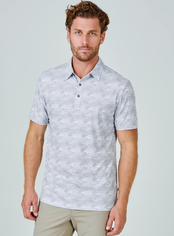 7 Diamonds Bay Polo - White - The Foundry