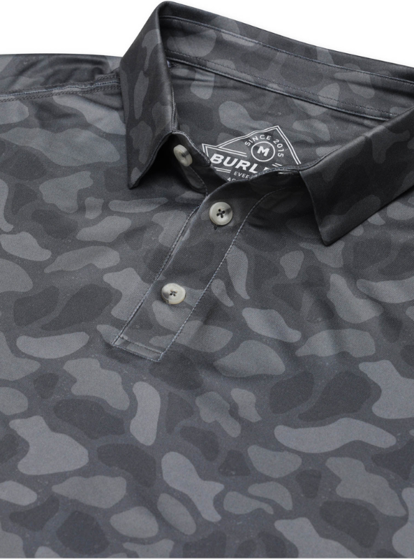 Burlebo Performance Polo - Stone Camo - The Foundry