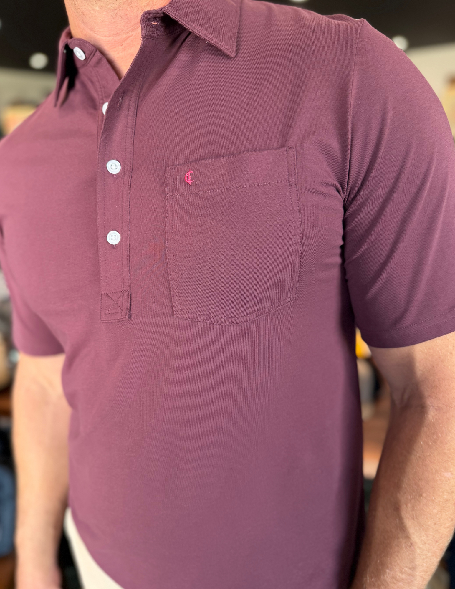 Criquet Top-Shelf Players Shirt - Pinot - The Foundry