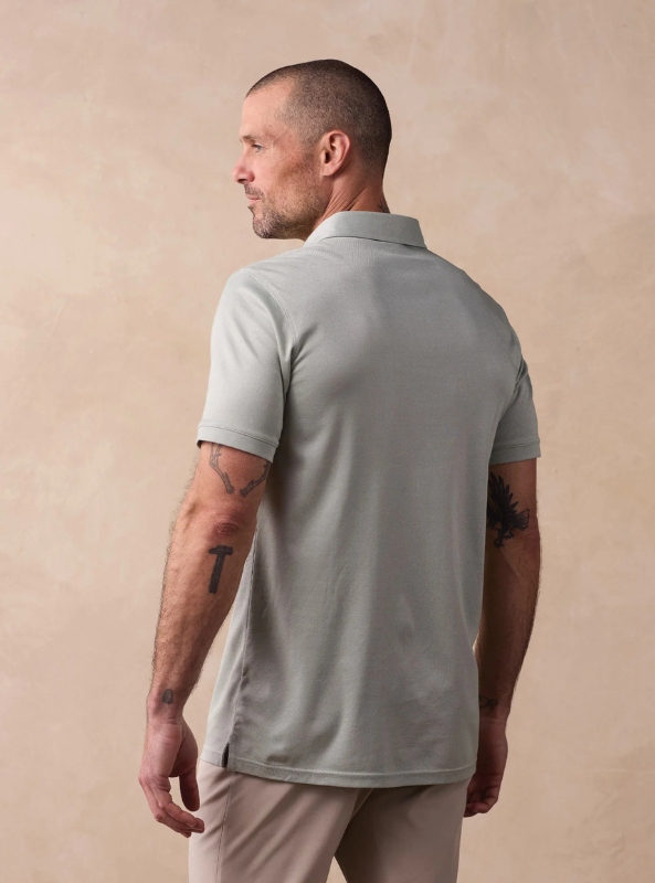 The Normal Brand Performance Polo Pique - Juniper - The Foundry