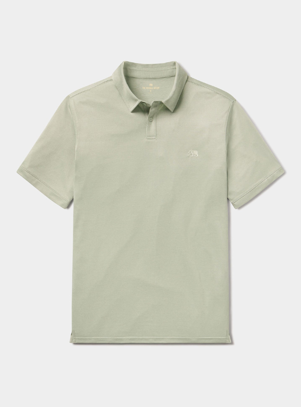 The Normal Brand Performance Polo Pique - Juniper - The Foundry