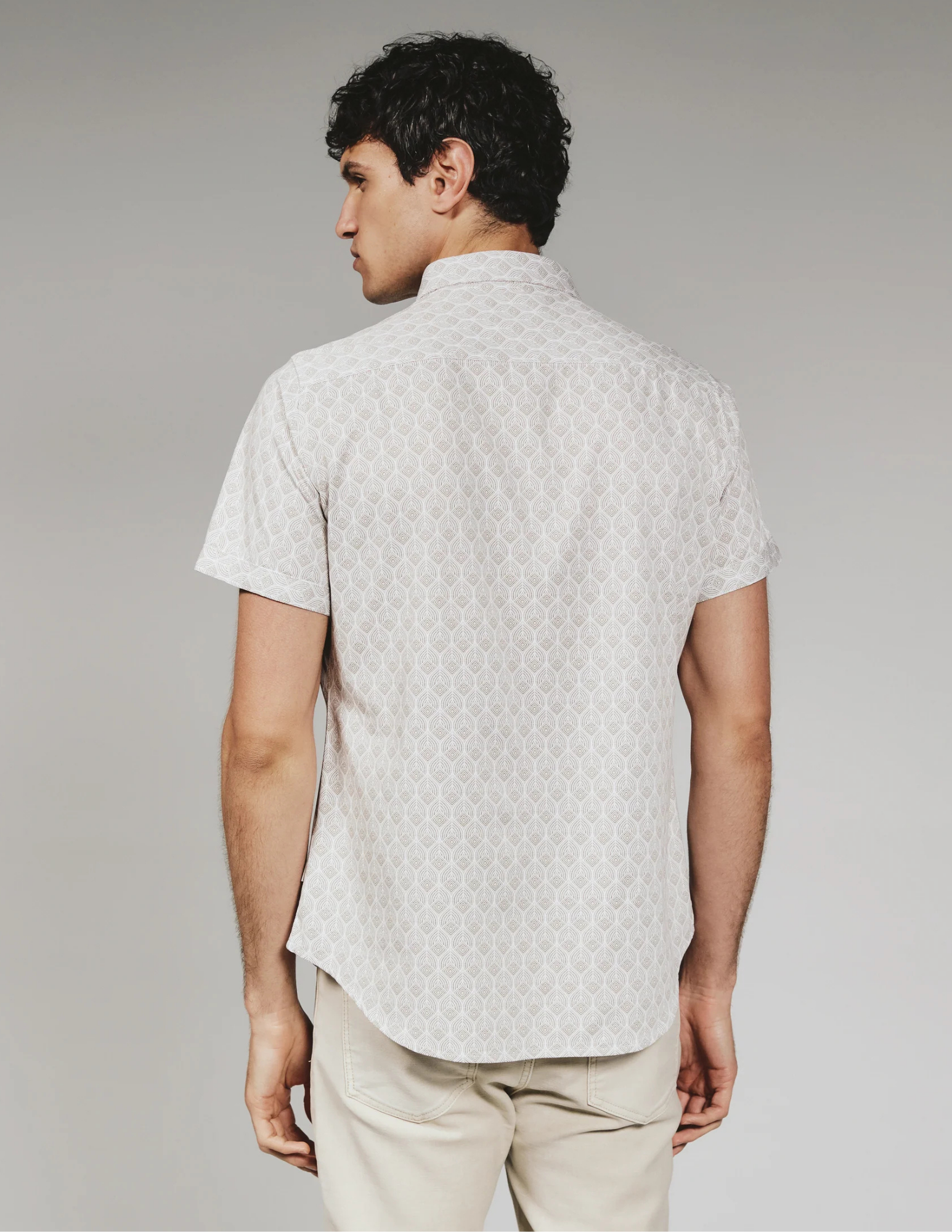 7 Diamonds Holden SS Shirt - Taupe - The Foundry
