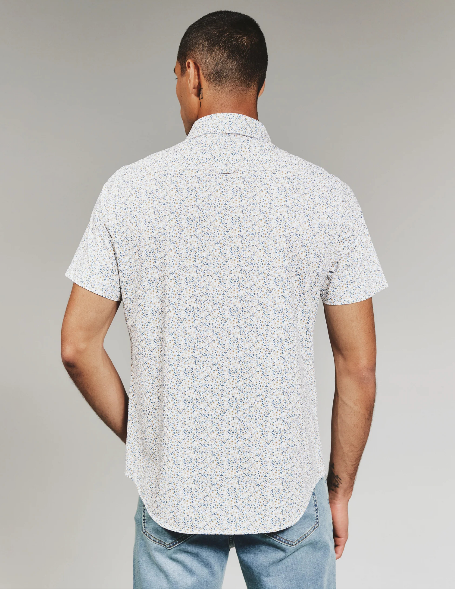 7 Diamonds Mercer SS Shirt - Natural - The Foundry