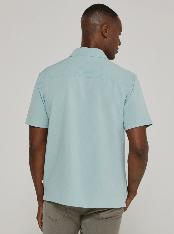7 Diamonds Vance Camp Shirt - Seafoam - The Foundry