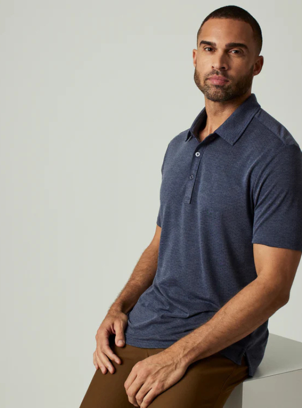 7Diamonds- Nikos Polo- Navy - The Foundry