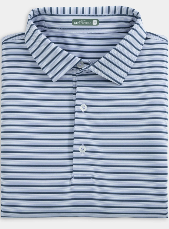 GenTeal Apparel- Maritime Performance Polo- Lilac - The Foundry