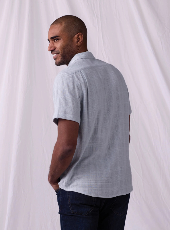 The Normal Brand Freshwater Button Up Shirt - Misty Harbor Dobby - The Foundry