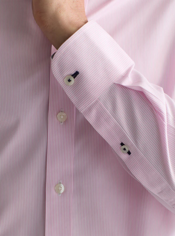Untuckit - Douro Wrinkle Free Shirt Pink - The Foundry