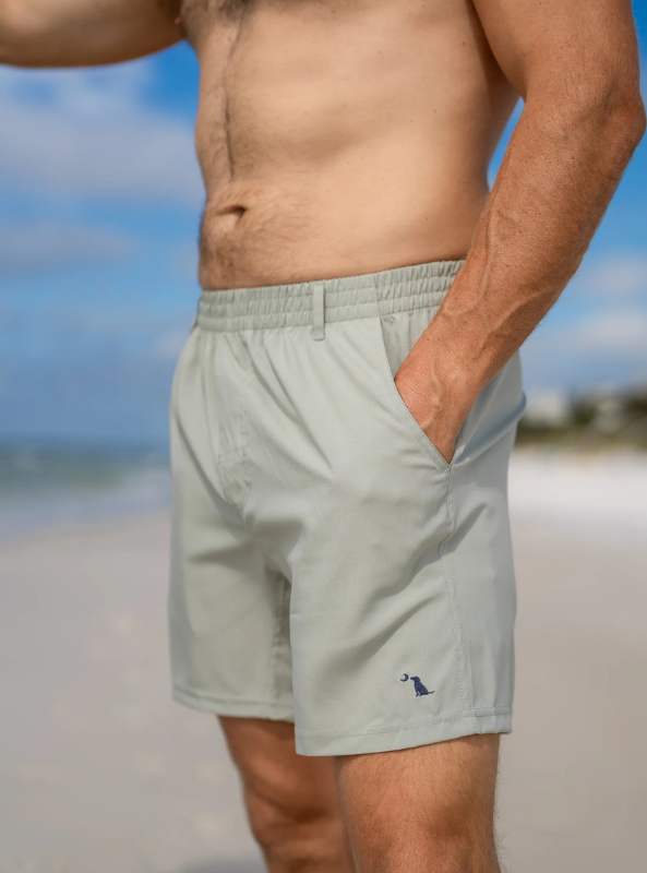 Local Boy Volley Shorts - Cool Gray - The Foundry