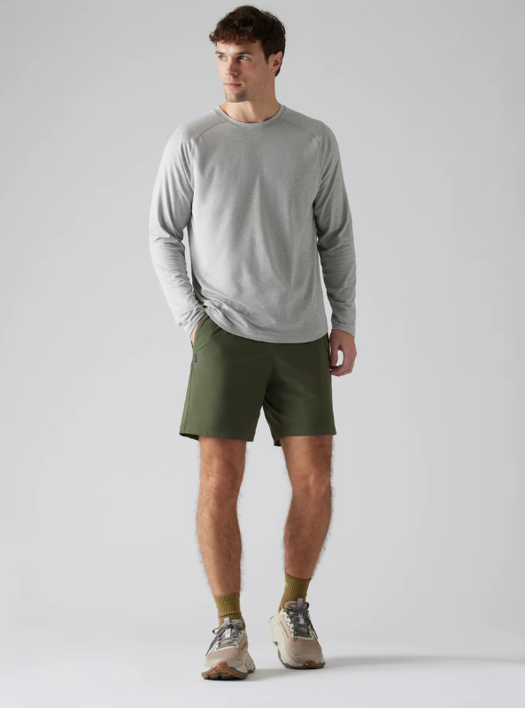 Rhone- 7" Pursuit Short - Unlined-Lichen Green - The Foundry