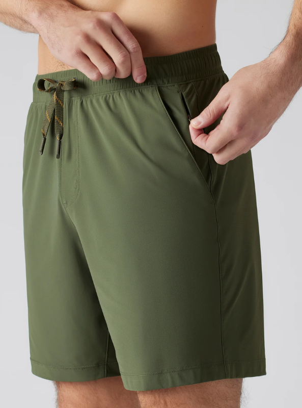 Rhone- 7" Pursuit Short - Unlined-Lichen Green - The Foundry