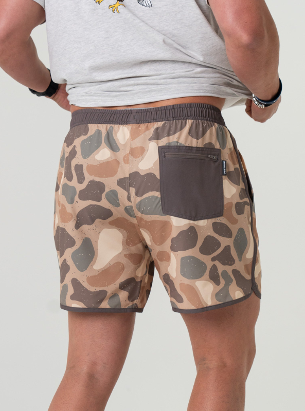 Burlebo Swim Trunks - Jumbo Pintail Camo - The Foundry