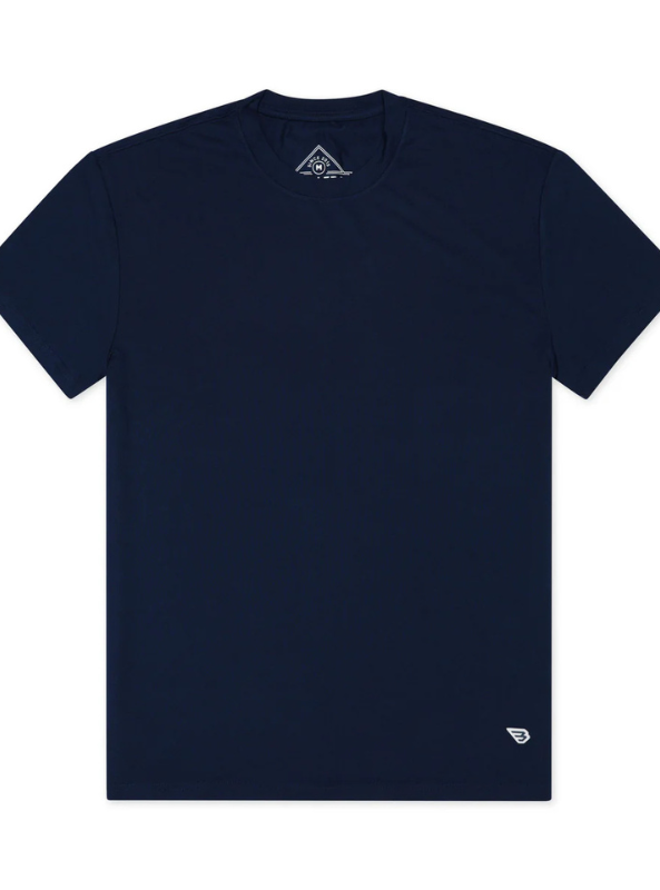 Burlebo Go To Tee - Navy - The Foundry