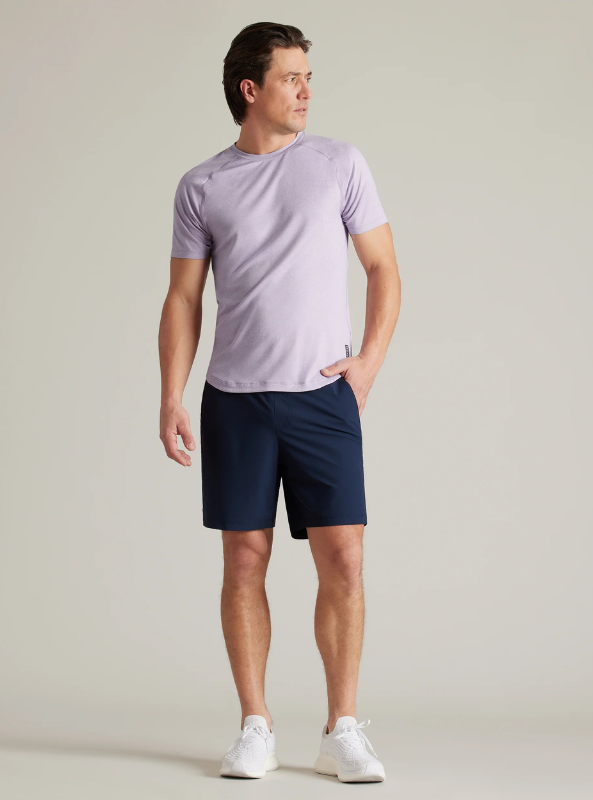 Rhone Atmosphere Tee - Pale Lilac/Lavender Dusk Heather - The Foundry