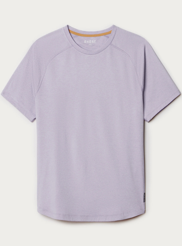 Rhone Atmosphere Tee - Pale Lilac/Lavender Dusk Heather - The Foundry