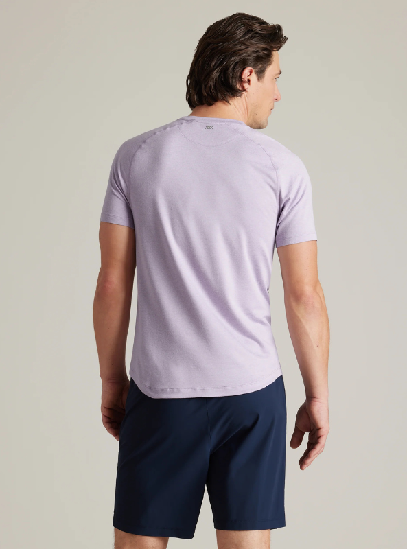 Rhone Atmosphere Tee - Pale Lilac/Lavender Dusk Heather - The Foundry