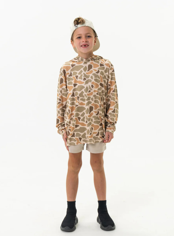 Burlebo Youth Performance Hoodie Venado Camo - The Foundry