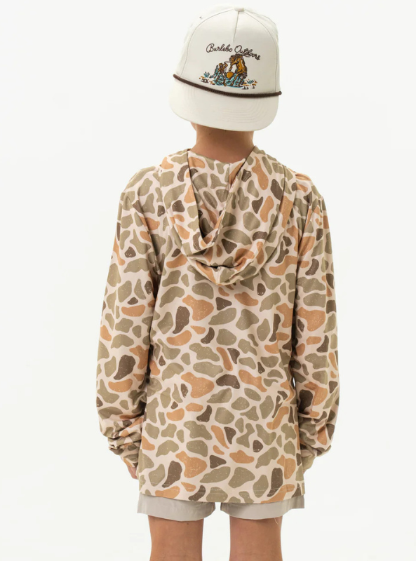 Burlebo Youth Performance Hoodie Venado Camo - The Foundry