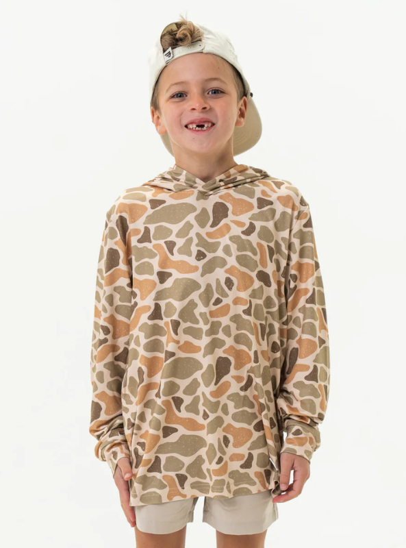 Burlebo Youth Performance Hoodie Venado Camo - The Foundry