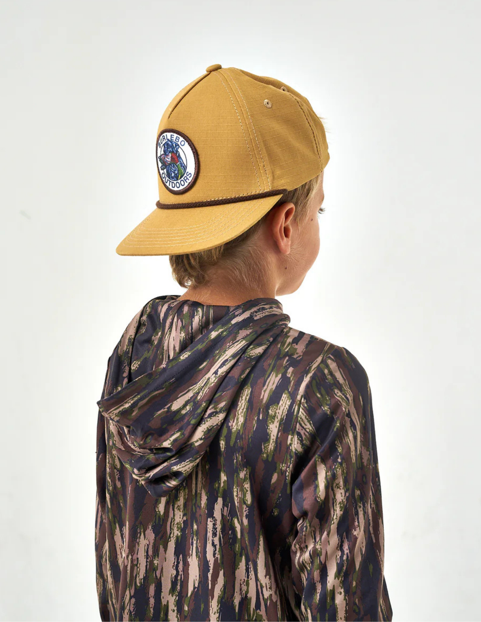 Burlebo Youth Performance Hoodie Midland Camo - The Foundry